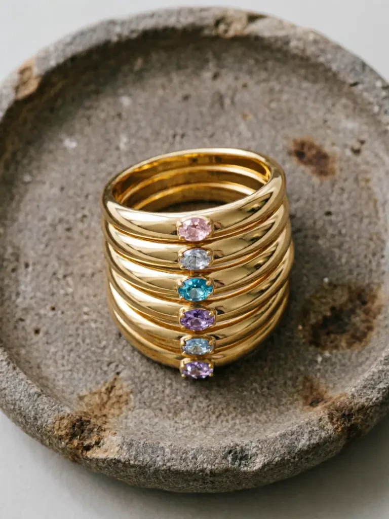 Gold Ring Set