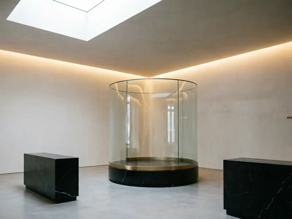 Interior of the house showroom